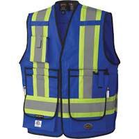 7733 Veste d'arpenteur ignifuge et r&eacute;sistant aux arcs &eacute;lectriques FR-Tech, Petit, Bleu royal, 9,7 cal/cm² Industrial Sales