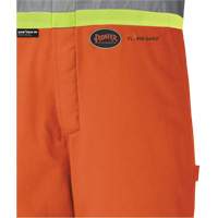 5534A Flame-Resistant Quilted Safety Overalls, Small, Orange Industrial Sales