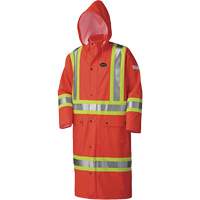5896 Manteau long imperm&eacute;able et ignifuge, Petit, Orange haute visibilit&eacute; Industrial Sales