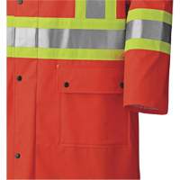 5896 Manteau long imperm&eacute;able et ignifuge, Petit, Orange haute visibilit&eacute; Industrial Sales