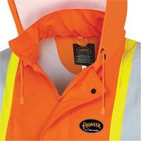 5892PKT Veste de s&eacute;curit&eacute; imperm&eacute;able &agrave; haute visibilit&eacute; ignifuge, T-petit, Orange haute visibilit&eacute; Industrial Sales
