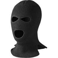 560-B 3-Hole Balaclava, Acrylic, Black Industrial Sales