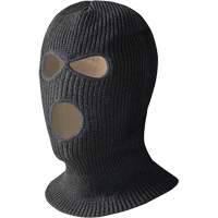 5560A Cagoule doubl&eacute;e &agrave; trois trous, Noir Industrial Sales