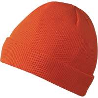 5564A Tuque doubl&eacute;e, Doublure en Acrylique, Taille unique, Orange haute visibilit&eacute; Industrial Sales