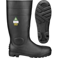 1022 Safety Boots, PVC, Steel Toe, Size 10, Puncture Resistant Sole Industrial Sales