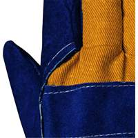 630 Gants d'appareilleur isol&eacute;s bleus, Taille unique, Paume en Cuir de vache refendu, Doublure en Boa Industrial Sales