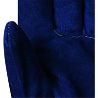 630 Gants d'appareilleur isol&eacute;s bleus, Taille unique, Paume en Cuir de vache refendu, Doublure en Boa Industrial Sales