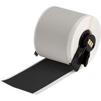 All-Weather Permanent Adhesive Label Tape, Vinyl, Black, 2" Width Industrial Sales