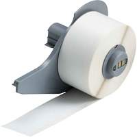 All-Weather Permanent Adhesive Label Tape, Vinyl, White, 1" Width Industrial Sales