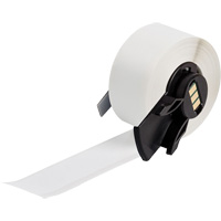 Multi-Purpose Label Tape, Vinyl, White, 1" Width Industrial Sales