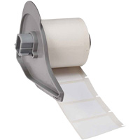 Harsh Environment Multi-Purpose Labels, Polyester, 1.5" L x 1" H, White Industrial Sales