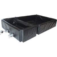 Ultra-Track Berm, 144 US gal. Capacity, 4' W x 6' L x 12" H, Foam Wall Industrial Sales