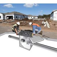 Bac de r&eacute;tention grande capacit&eacute; Ultra-Drain Guard, Huile & s&eacute;diments, 60" lo x 60" la Industrial Sales