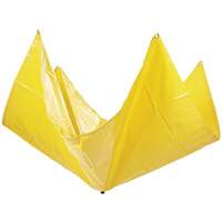 Ultra-Drip Diverter&reg; Roof Drip Diverter, 7' L x 7' W, Vinyl Industrial Sales