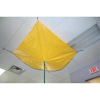 Ultra-Drip Diverter&reg; Roof Drip Diverter, 7' L x 7' W, Vinyl Industrial Sales