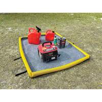 Small Ultra-Filter Pad, 0.8 US gal. Capacity, 2.5' W x 2' L x 3" H, Foam Wall Industrial Sales