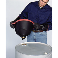Ultra-Drum Funnel anti-&eacute;claboussures/grand Industrial Sales