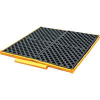 4-Drum Flexible Ultra-Spill Deck&reg; Bladder System, 110 US gal. Spill Capacity, 51" x 48" x 5" Industrial Sales