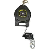 Falcon+ Edge Self-Retracting Lifeline, 50', Galvanized Steel, Swivel Industrial Sales