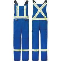 Westex&reg; DH Antistatic 6.5 oz. Flame Resistant Bib Pants, Small, Royal Blue Industrial Sales