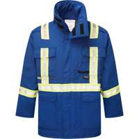 Parka isol&eacute;, antistatique et ignifuge  6,5 oz Westex DH, Petit, Bleu royal Industrial Sales