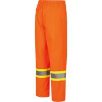 5627W Pantalon &agrave; bavette imperm&eacute;able pour femmes, Polyester/Polyur&eacute;thane, T-petit, Orange haute visibilit&eacute; Industrial Sales
