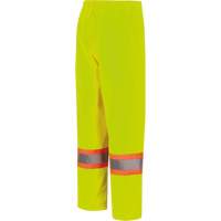 5629W Pantalon &agrave; bavette imperm&eacute;able pour femmes, Polyester/Polyur&eacute;thane, T-petit, Jaune lime haute visibilit&eacute; Industrial Sales