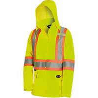 5628W Parka matelass&eacute; de s&eacute;curit&eacute; 300D The Rock, Polyester/Polyur&eacute;thane, Jaune lime haute visibilit&eacute;, T-petit Industrial Sales