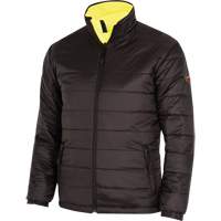 5771 Manteau de s&eacute;curit&eacute; imperm&eacute;able r&eacute;versible, Polyester/Polyur&eacute;thane, Jaune lime haute visibilit&eacute;, Petit Industrial Sales