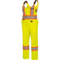 6000W Women's High-Visibility Traffic Safety Overalls, Polyester, X-Small, High Visibility Lime-Yellow Industrial Sales