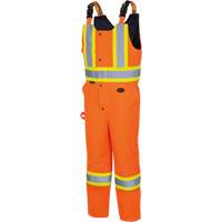 5040 Waterpoof Quilted Safety Overalls, Polyester, Small, High Visibility Orange Industrial Sales