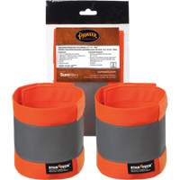 140A Brassard r&eacute;fl&eacute;chissant ajustable orange haute visibilit&eacute; de 14" X 4" Industrial Sales