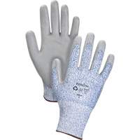 Eco-Friendly Stretch Cut-Resistant Gloves, Size 7, 13 Gauge, Polyurethane Coated, HPPE/RPET Shell, ASTM ANSI Level A2 Industrial Sales