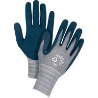 Eco-Friendly Lightweight Coated Gloves, 7, Foam Nitrile Coating, 15 Gauge, Polyester/RPET Shell Industrial Sales