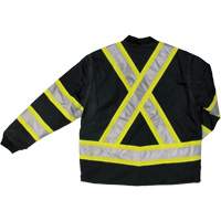 Manteau de s&eacute;curit&eacute; 4-en-1 en tissu ind&eacute;chirable, Polyester, Noir, T-petit Industrial Sales