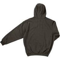 Water Repellent Fleece Pullover Hoodie, Men's, Small, Grey Industrial Sales