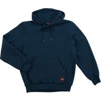 Water Repellent Fleece Pullover Hoodie, Men's, Small, Navy Blue Industrial Sales