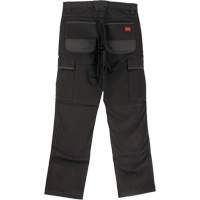 WP100 Work Pants, Cotton/Spandex, Black, Size 0, 30 Inseam Industrial Sales