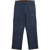 WP100 Work Pants, Cotton/Spandex, Navy Blue, Size 0, 30 Inseam Industrial Sales
