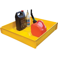 Flexible Utility Tray, 12" L x 12" W x 2 US gal. Spill Capacity Industrial Sales