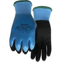 Stealth Black Ops Water-Resistant Gloves, Size Small, 15 Gauge, Rubber Latex Coated, Glass Fibre/Polyester Shell, ASTM ANSI Level A4 Industrial Sales