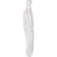 SFR Coveralls with Hood, Medium, White, Tyvek&reg; 400 Industrial Sales