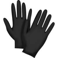 Emballages de gants jetables pour machine distributrice, Petit, Nitrile, 5 mils, Sans poudre, Noir, Classe 2 Industrial Sales