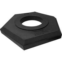 Base de canaliseur en caoutchouc, 15 lb Industrial Sales