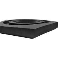 Base de canaliseur en caoutchouc, 15 lb Industrial Sales