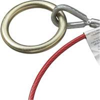 AS-21210-6 6' Cable Anchor with Snap Hook & O-Ring, Sling, Temporary Use Industrial Sales