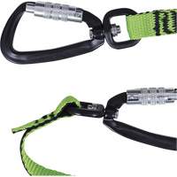 TT-9903 Slim Line Tool Lanyard, Bungee, Dual Carabiner Industrial Sales