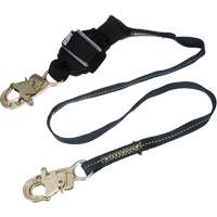 Arc Flash Web Shock-Absorbing Lanyard, 6', Snap Hook Center, Snap Hook Leg Ends, Kevlar&reg; Industrial Sales