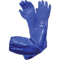 Integra 77-395 Triple-Dipped Chemical-Resistant Gloves, Size 8, 28" L, PVC, Cotton Inner Lining Industrial Sales