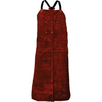 Tillman&reg; 3842 Cowhide Apron, Bib, 42" L, Brown Industrial Sales